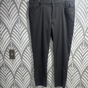 Callaway Gray Dress Pants with Smooth Fabric and Straight Leg Cut